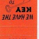 Matchbook Cover Goll's Apple Valley Insurance Wenatchee Washington