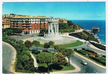 France Postcard Ancona Monument To Dead Soldiers Elevators To Sea