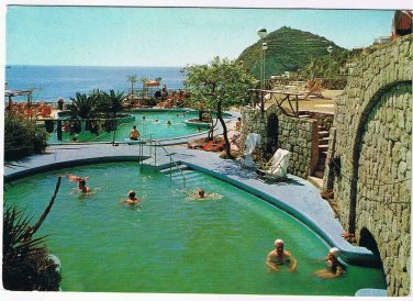 Italy Postcard S Angelo D'Ischia Aphrodite Swimming Pool
