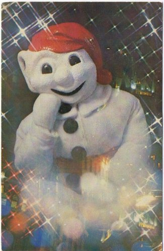 Postcard Bonhomme Quebec Winter Carnival Carnaval de Quebec