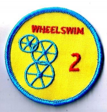 Vintage Wheelchair Swimming Patch Wheelswim 2