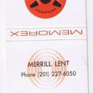 Matchbook Cover Santa Clara CA Memorex Merrill Lent