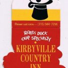 Matchbook Cover Kirbyville Country Inn Allentown PA