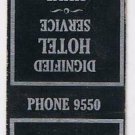 Matchbook Cover Riverview Hotel Danville Pennsylvania Clay Watts
