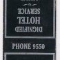 Matchbook Cover Riverview Hotel Danville Pennsylvania Clay Watts