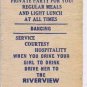 Matchbook Cover Riverview Hotel Danville Pennsylvania Clay Watts