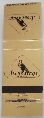 Matchbook Cover Stone Wings Bloomington Indiana
