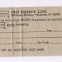 Matchbook Cover Equicare Medicare Evanston Illinois