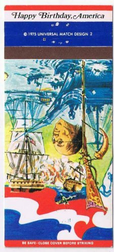 Matchbook Cover East Cheyenne National Bank Wyoming Happy Birthday America 2