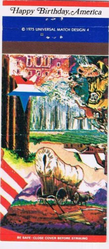 Matchbook Cover East Cheyenne National Bank Wyoming Happy Birthday America 4