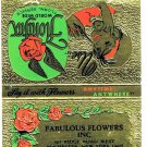 Matchbook Cover Fabulous Flowers Rochester New York