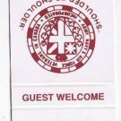 Matchbook Cover Army Navy & Air Force Veterans In Canada Unit 5 Vernon BC