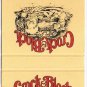 ONTARIO Matchbook Crock & Block Restaurant & Tavern Strike Rite Match