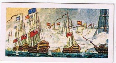 Trading Card Naval Battles #8 St Vincent 1797 Sweetule