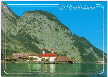Germany Postcard Konigssee St Bartholoma