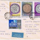 Stamps Hungary Envelope Budapest Ancient Coins Moscow Olympics 1979