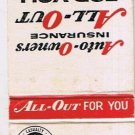 Matchbook Cover Citizens Insurance Agency Of Brandon Minnesota