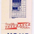 Matchbook Cover Home Insurance Agency Beckley West Virginia