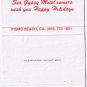 Matchbook Cover Sea Gypsy Motel Pismo Beach California