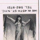Matchbook Cover Risque Carnival Topless Entertainment New York City