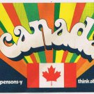 Vintage Canada Decal Pensons-y Think About It 1960s Canada's Centennial