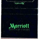 Matchbook Cover Marriott Hotels In Canada Concierge Level