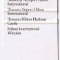 Matchbook Cover Bonaventure Hilton International Canada Montreal