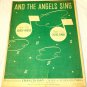 Johnny Mercer Sheet Music And The Angels Sing