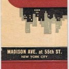 Matchbook Cover Hotel Winslow New York City NY A Knott Hotel