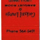 Matchbook Cover Gold Mirror Italian Cuisine San Francisco