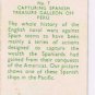 Trading Card Naval Battles #7 Capturing Spanish Galleon Off Peru Sweetule