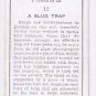 Wills Cigarette Card Garden Hints #12 A Slug Trap