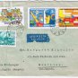 Stamps Art Hungary Envelope Budapest 1973 Warsaw Pact