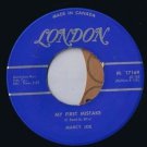 Marcy Joe My First Mistake 45 rpm Ronnie
