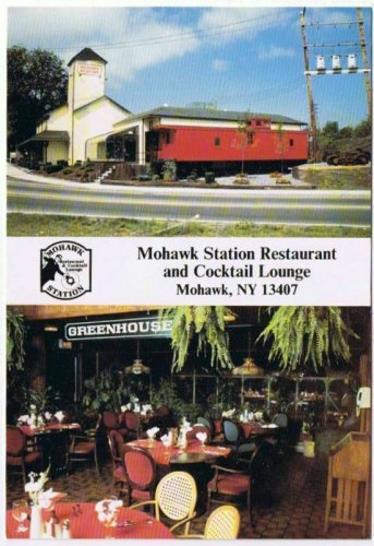 Mohawk New York Postcard Mohawk Station Restaurant Cocktail Lounge