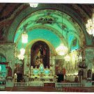 Quebec Laminated Postcard RPPC Notre Dame du Bonsecours Church Interior