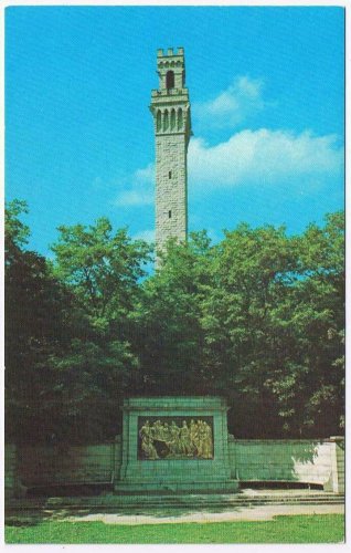 Massachusetts Postcard Cape Cod Provincetown Pilgrim Monument