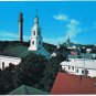 Massachusetts Postcard Cape Cod Provincetown Above Roofs Pilgrim Redeemer