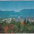 British Columbia BC Postcard Vancouver From QE Park Snow Capped Lions Mountains