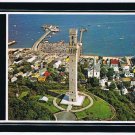 Postcard Pilgrim Tower Provincetown Aerial View Cape Cod Massachusetts