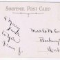 Holiday Postcard Christmas Greetings Poppies Printed In Great Britain