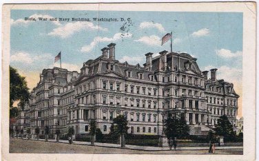 District Of Columbia DC Postcard State War & Navy Building
