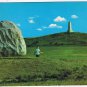 Postcard Granite Boulder Outer Banks Wright Bros Monument North Carolina