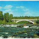 Postcard Canadian Lakehead Black Bay Bridge Current River Port Arthur Ontario