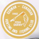 German Canadian Hunting & Fishing Club 1982 Sew On Patch 4 1/2" Diameter