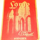 Handel Sheet Music Largo