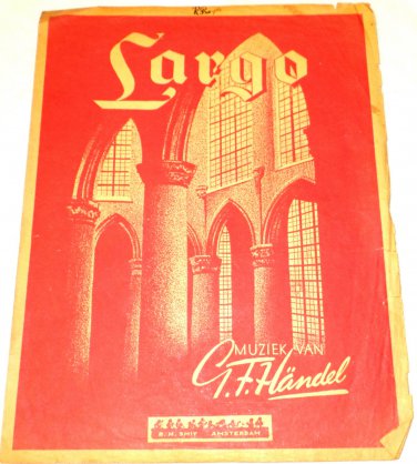 Handel Sheet Music Largo