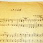 Handel Sheet Music Largo