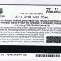 Tim Horton's 2015 Gift Card NHL Team Logos No Value