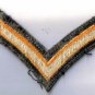 Canadian Armed Services Sailor Second Class Gold On Black Arm Patch 1" x 4"